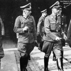 Wernher von Braun - SS initiation with Himmler