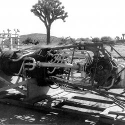 German A-4 Engine on Display at EAFB - 1952, EAFB - Display Area - A-4 Rocket Engine - German V-2 Missile - 1952