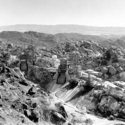 Coca Test Area Reconfigured for Saturn III Battleship Testing, SSFL - Coca - Test Stands - 1964 - Aerial