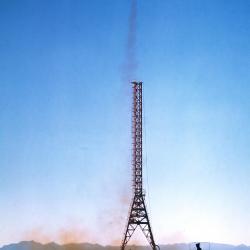 NATIV Launch - 1948, Alamo Gordo Army Base, New Mexico - NATIV Launch Complex  - North American Test Instrumentation Vehicle