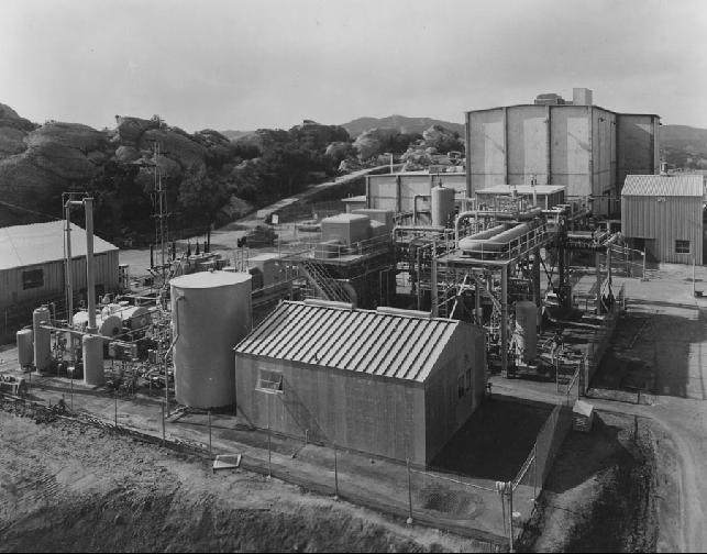 East wall of Sodium Reactor Complex