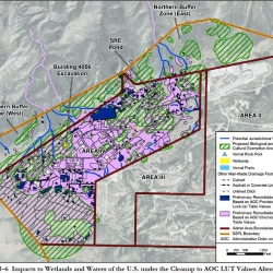 1-6-17 DOE SSFL Area IV Preliminary Remediation Areas for Cleanup MAP