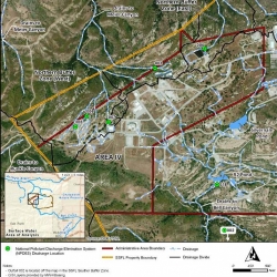 1-6-17 DOE SSFL Area IV Surface Water Drainages MAP