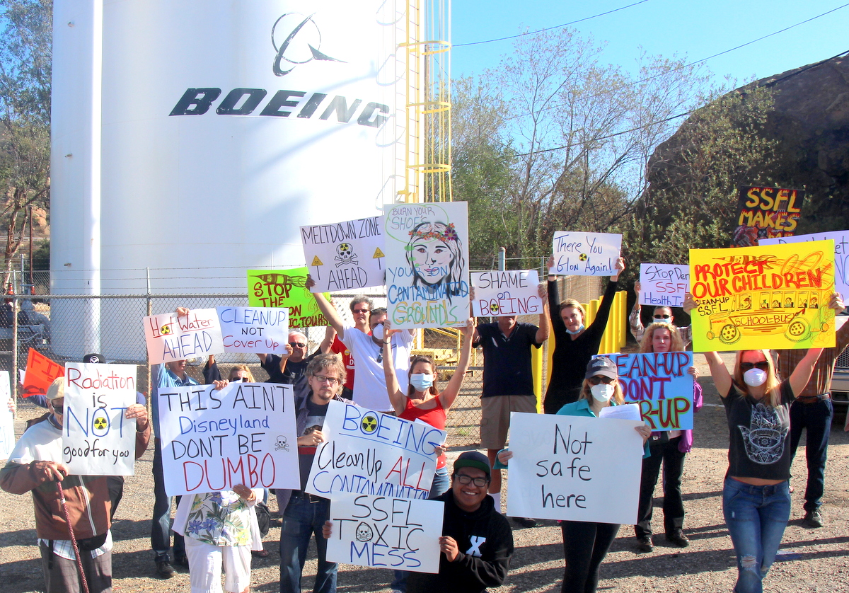 2016 protest of Southern Buffer Zone hikes held by Boeing