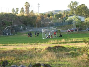 Brentwood School athletic fields yards away from biomedical nuclear waste dump that remains unexcavated and properly disposed of.
