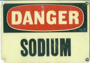 Toxic Spring - Danger Sodium sign from Santa Susana Field Laboratory