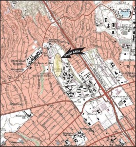 October 2010 VA dump Survey Area