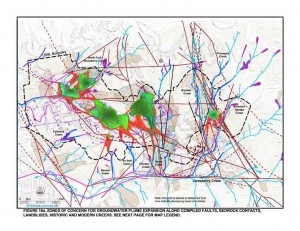 Livermore groundwater plumes expansion along faults