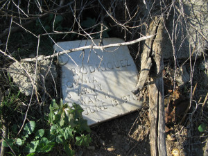 A man with the surname Rodriquez fought in World War II. His tombstone was tossed in the West LA VA nuclear dump, despite strict regulations for the respectful removal of veterans' tombstones.