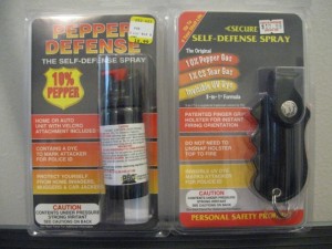Pepper spray bought in California 15 December 2011