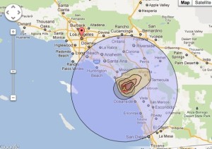 NRDC San Onofre disaster map