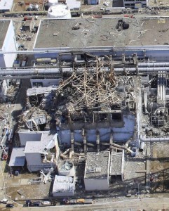 Destroyed Fukushima reactor