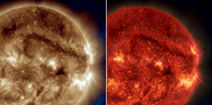 Million mile long plasma filament snakes across Sun early October 2014 - NASA SDO photo
