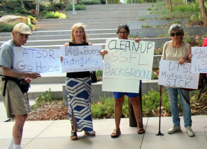 Citizens protest ATSDR probe of SSFL Sept. 8, 2015