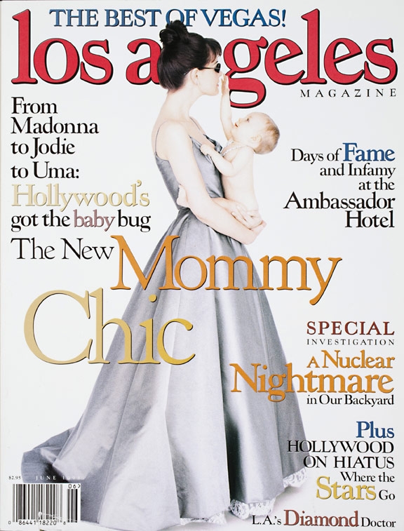 June 1998 cover of Los Angeles magazine with Michael Collins' feature story